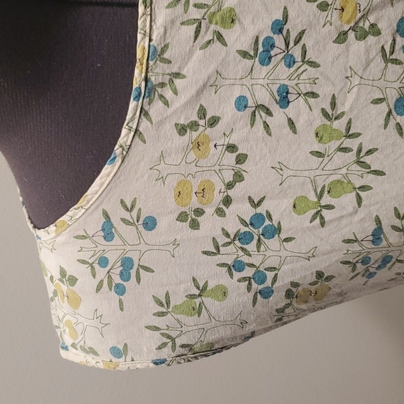 Vintage Shift Dress Apple Tree Print - Picture 2 of 7